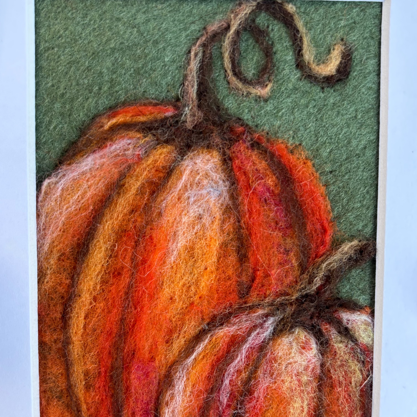 (Needle Felting 2D Workshop: Pumpkins!