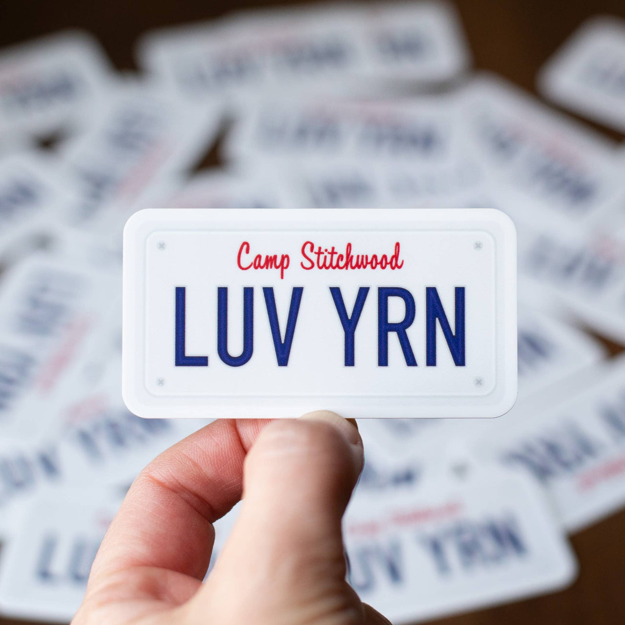 License Plate Sticker