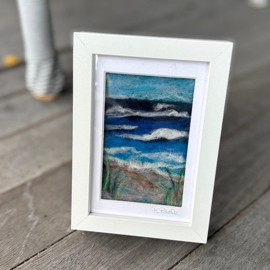 Needle Felting 2D Workshop: Beach Landscape
