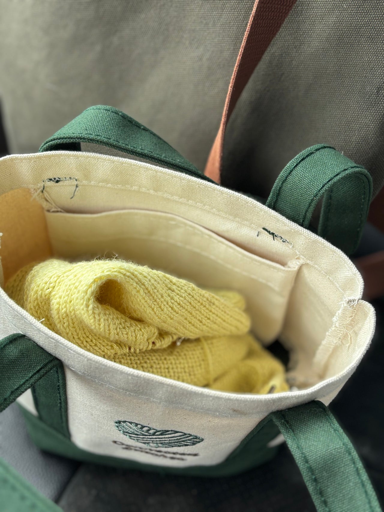 Connected Stitches Mini Boat Bag
