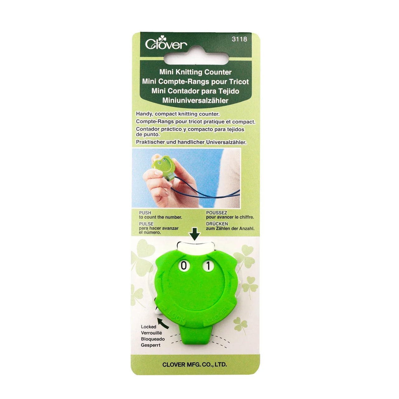 Knitting Counter Kacha-Kacha mini green