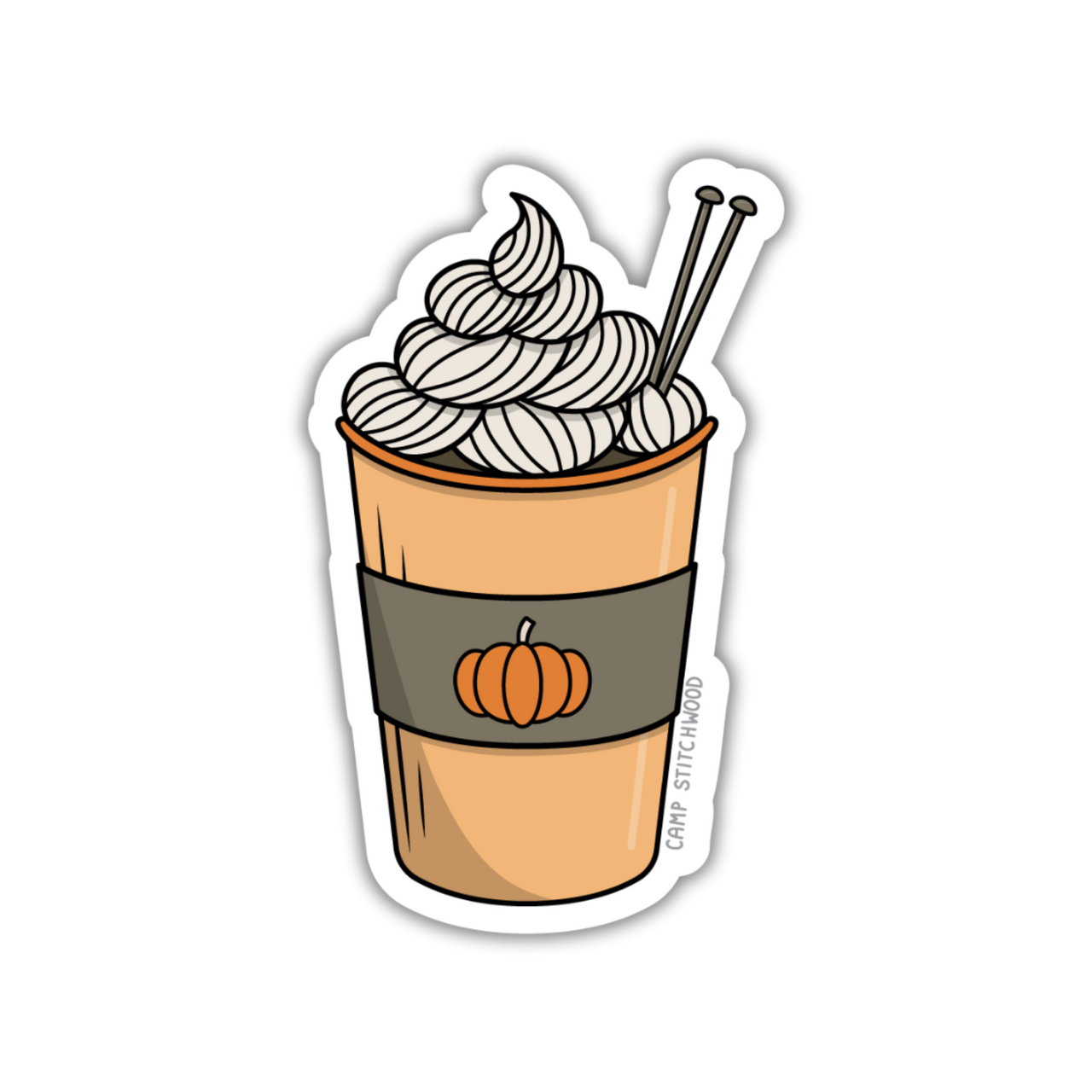 Pumpkin Latte Sticker
