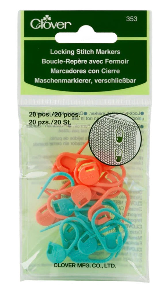 Locking Stitch Markers Clover