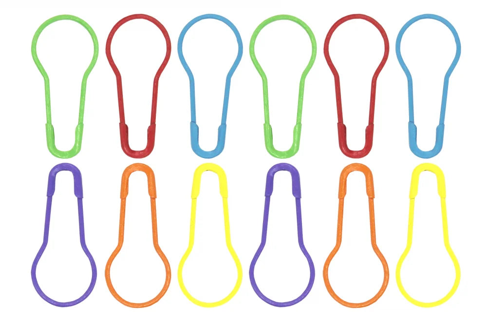 Knitter's Safety Pins Colored (12pk)