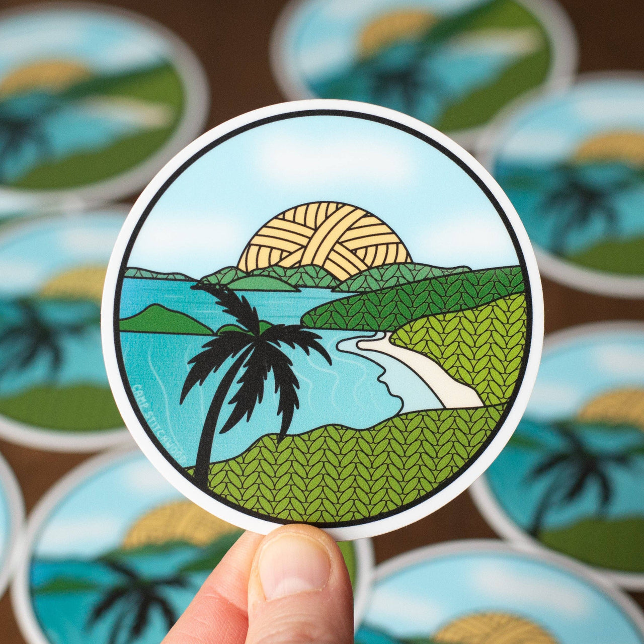 Virgin Islands Knitional Park Sticker