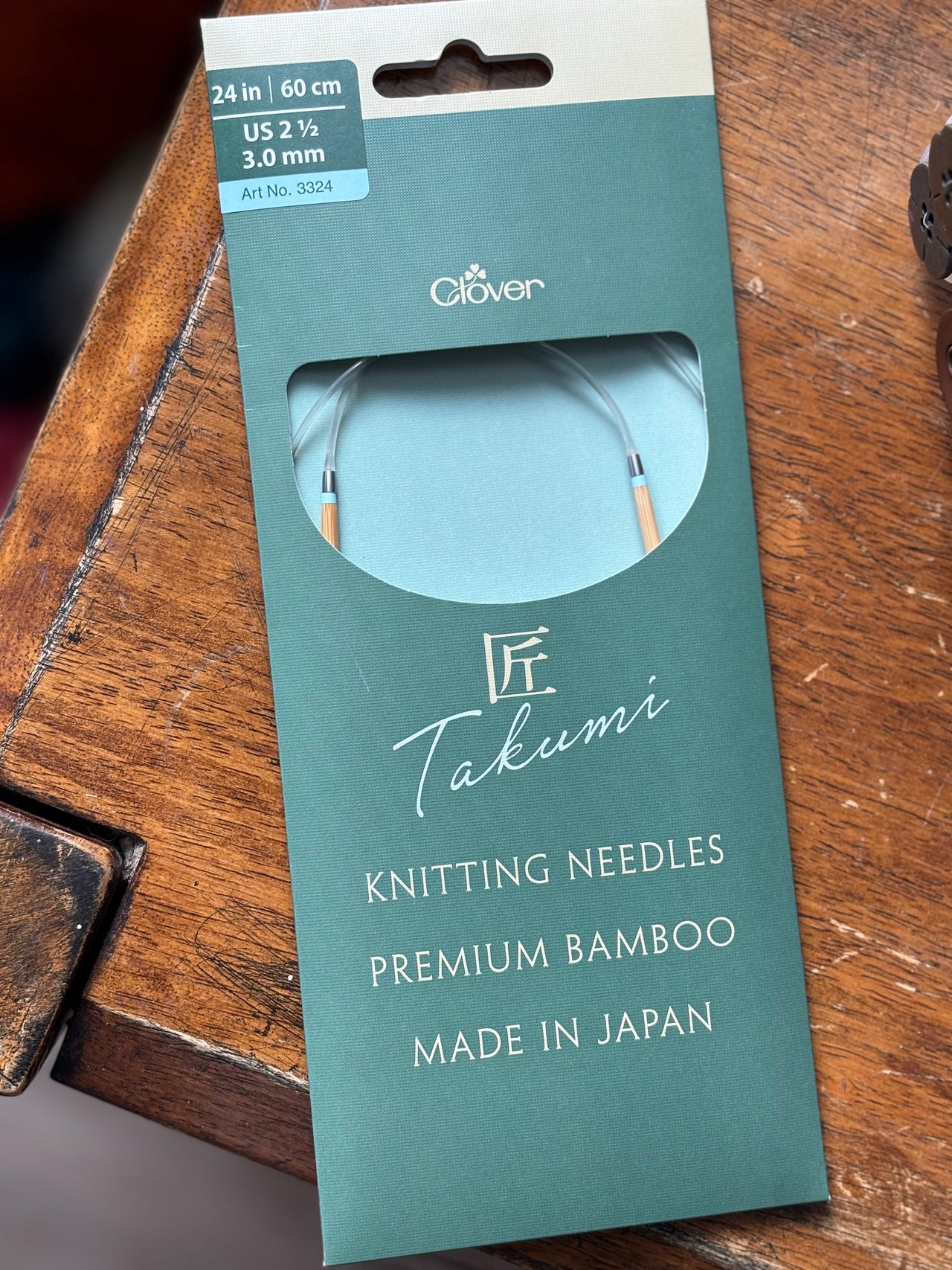 PRO Takumi Circular Needles Bamboo 24"