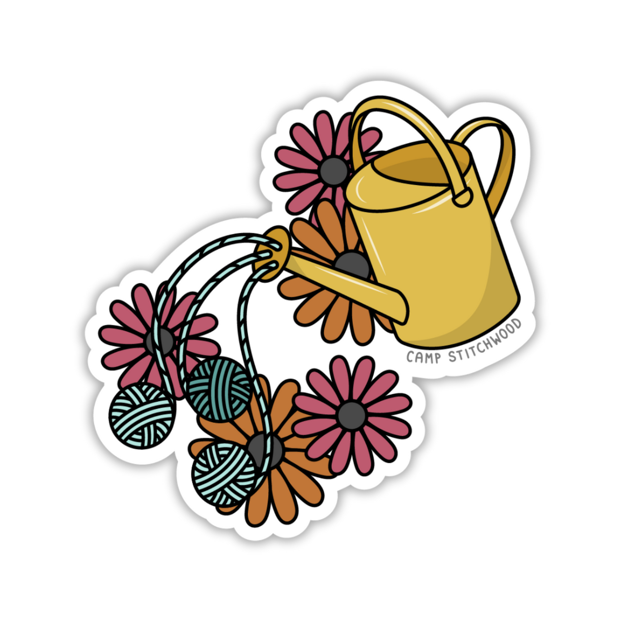 Watering Can Sticker