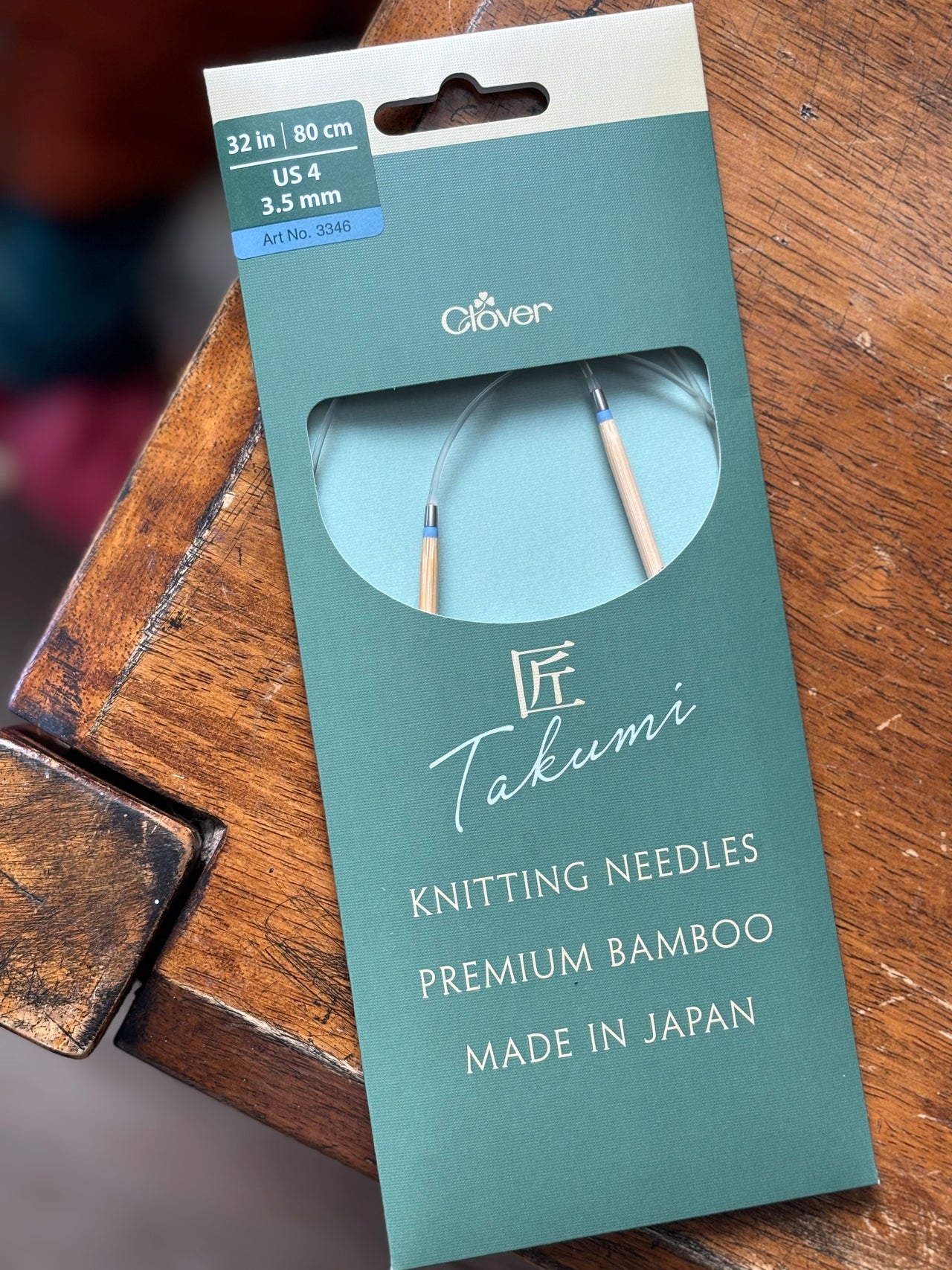 PRO Takumi Circular Needles Bamboo 32"