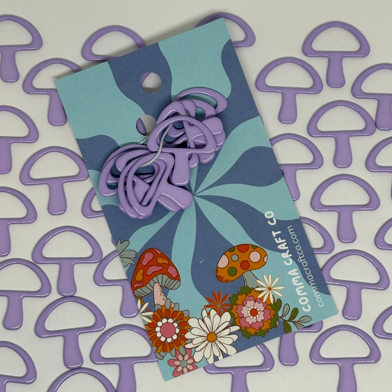 Mushroom Knitting Stitch Marker Snag Free