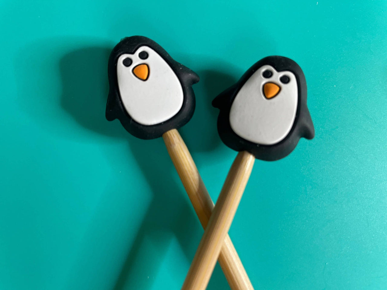 Penguin Knitting Needle Point Protectors