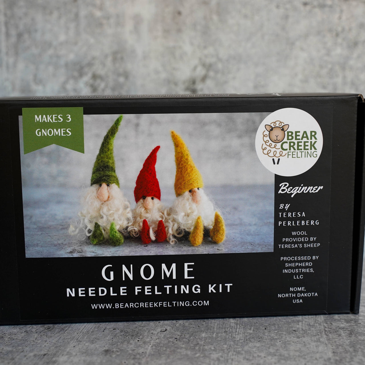 Gnome Needle Felting Kit