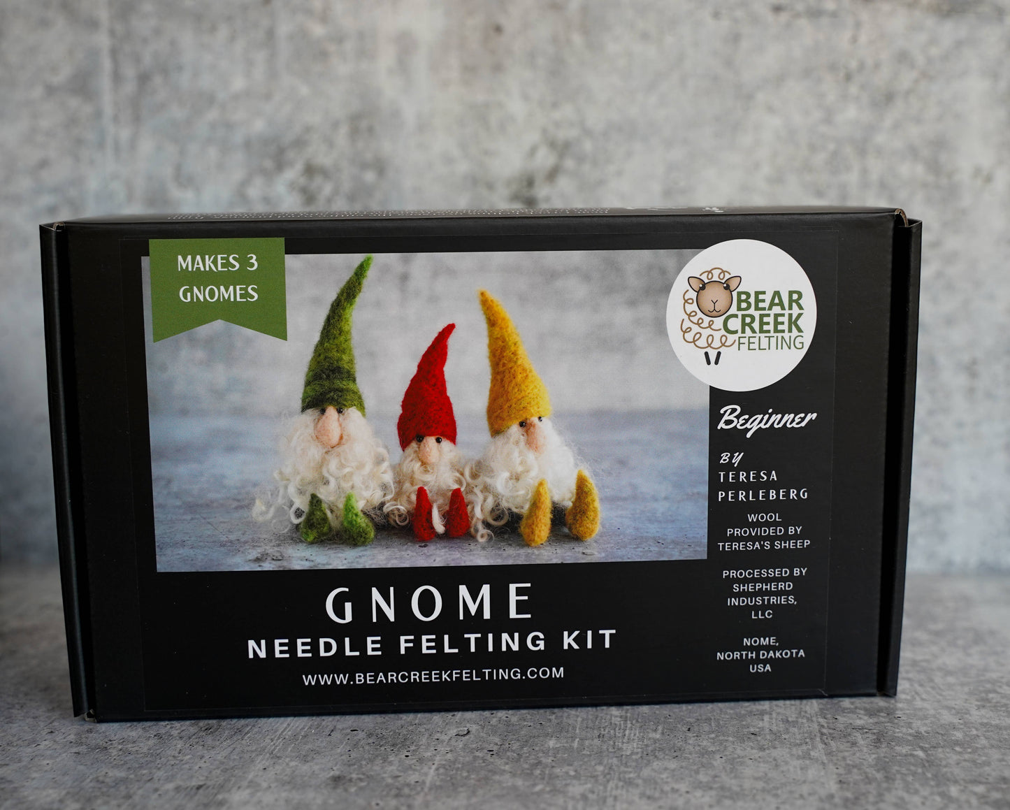 Gnome Needle Felting Kit