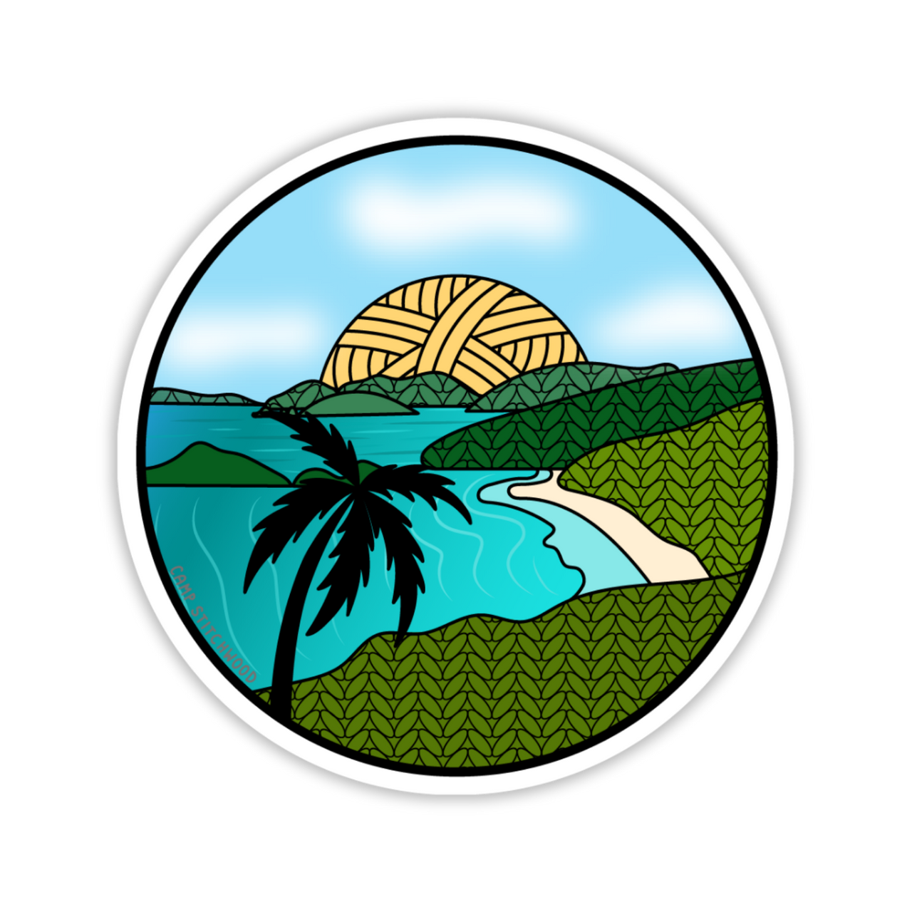 Virgin Islands Knitional Park Sticker