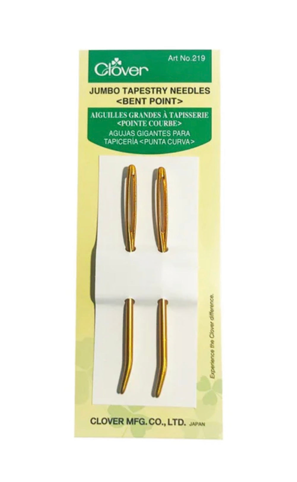 Jumbo Tapestry Needles (bent point)