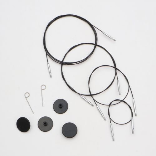 Thin & Flex Swivel Stainless Steel Cable Interchangeable Needle Cord