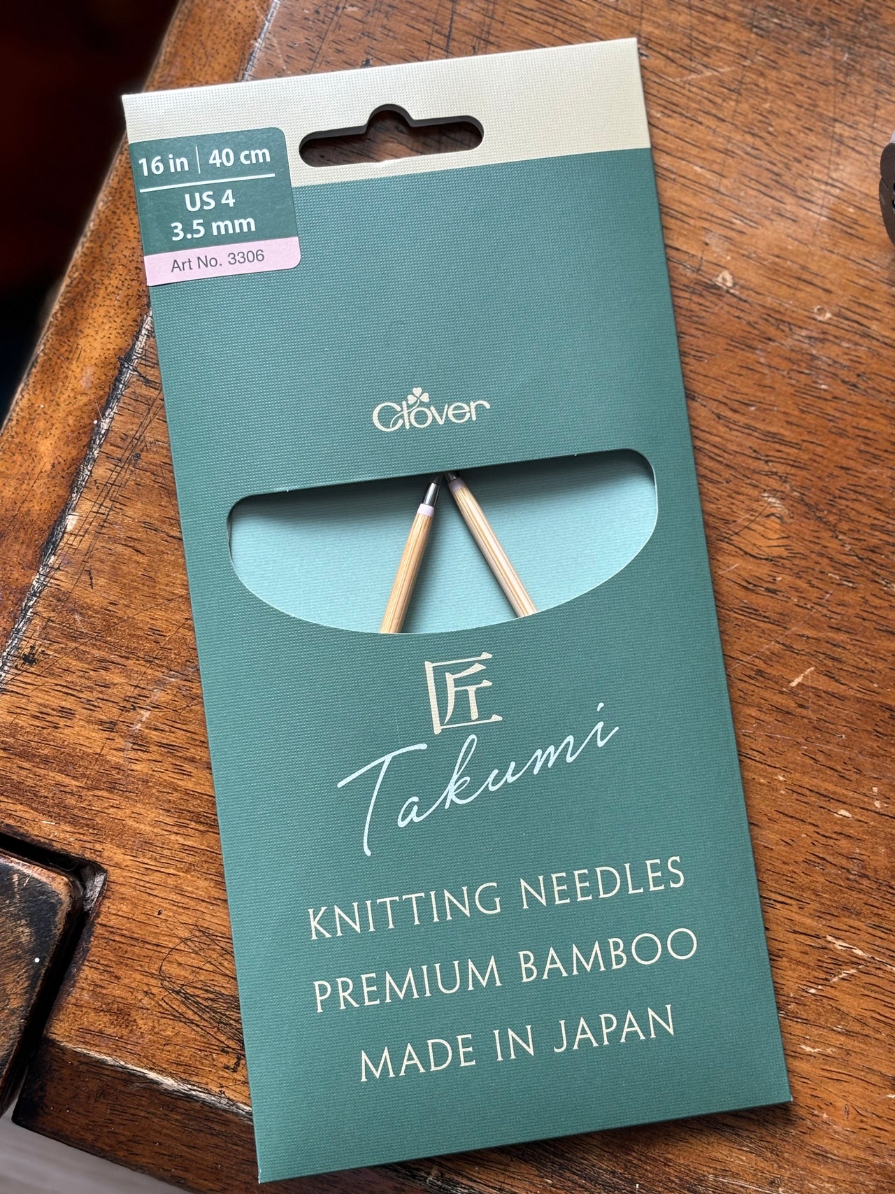 PRO Takumi Circular Needles Bamboo 16"