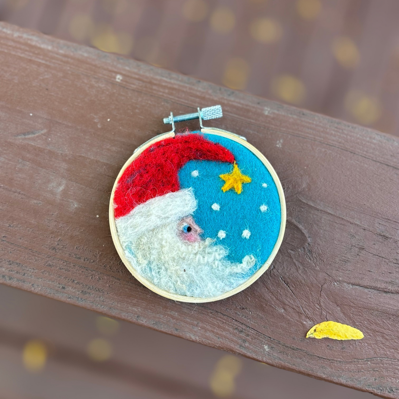 Needle Felting Ornament Workshop: Santa
