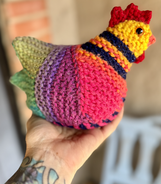 Emotional Support Chicken Junior Knitalong