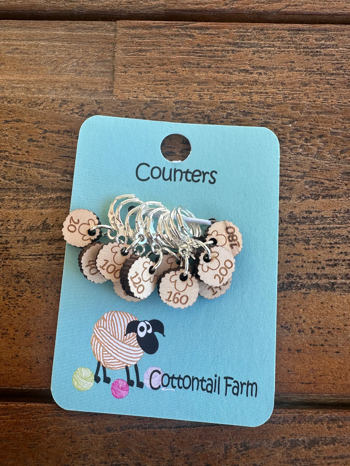 Stitch Markers Counters (Set of Ten)
