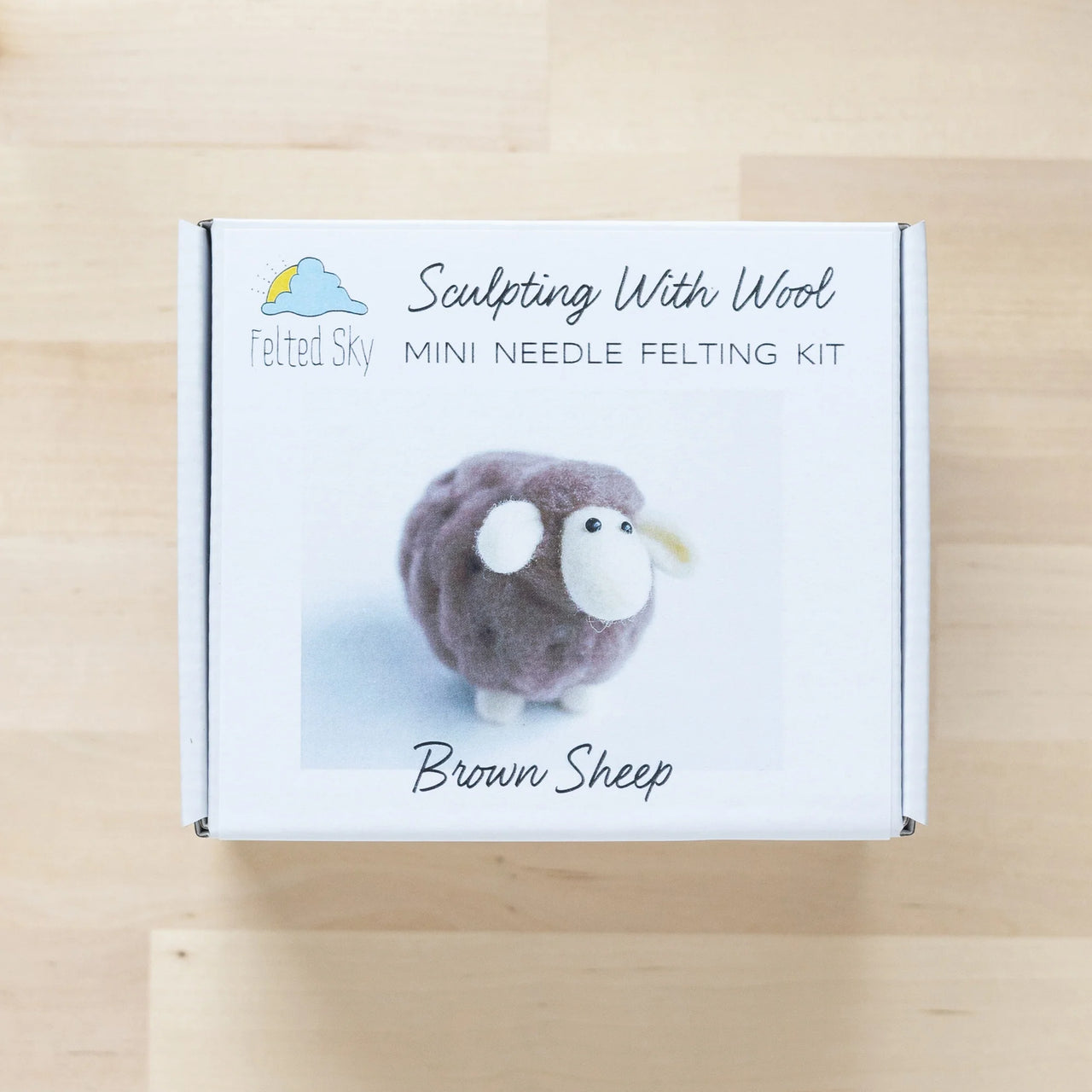 Brown Sheep Mini Needle Felting Kit