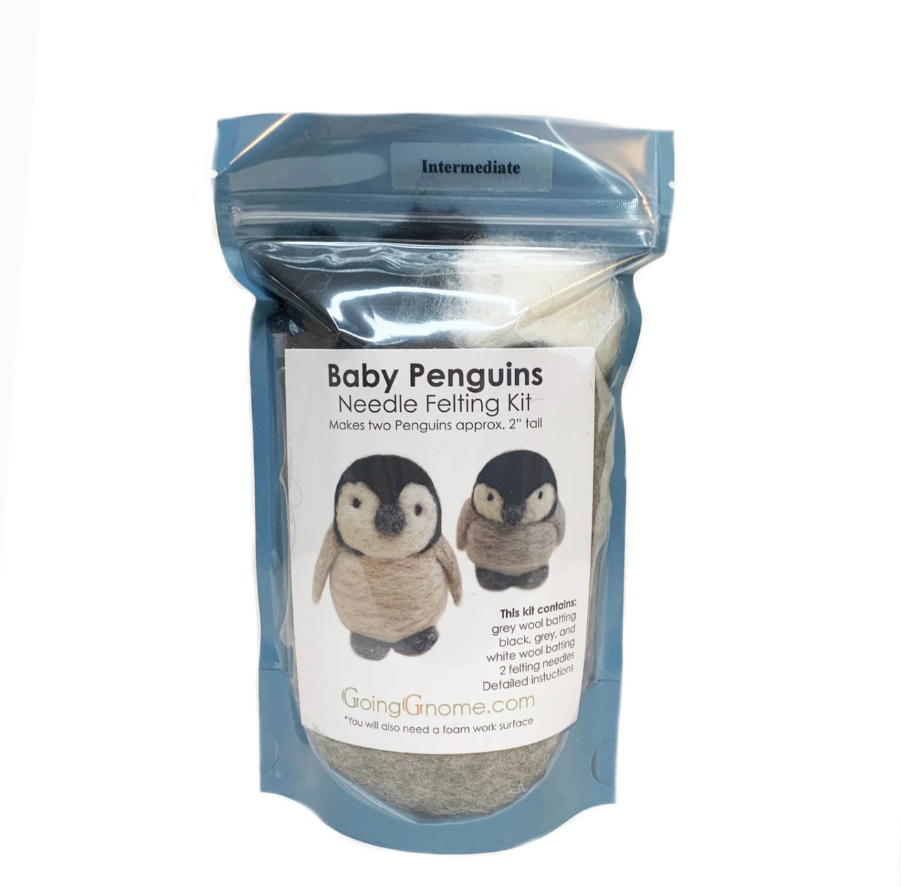 Baby Penguins Needle Felting Kit