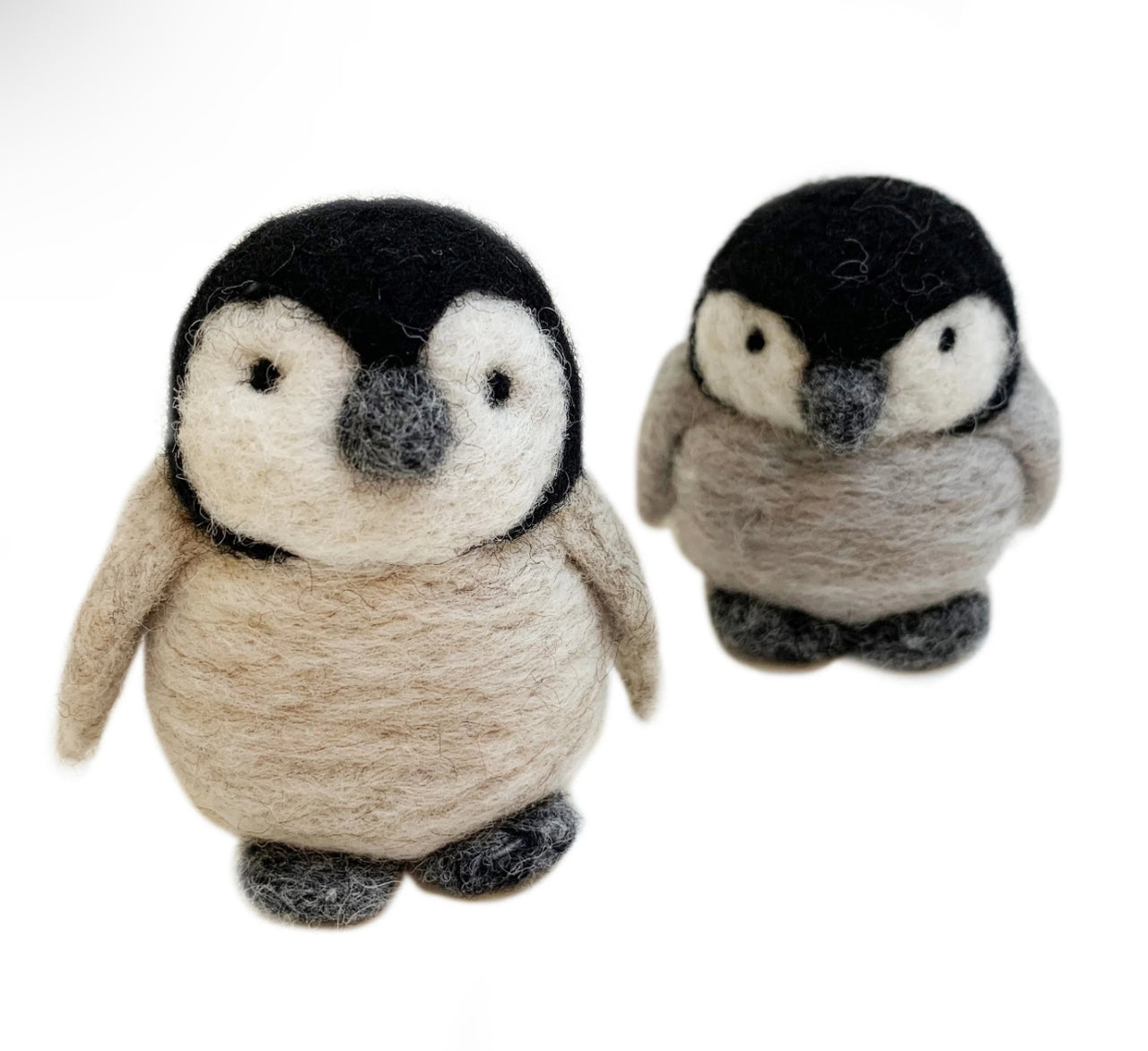 Baby Penguins Needle Felting Kit