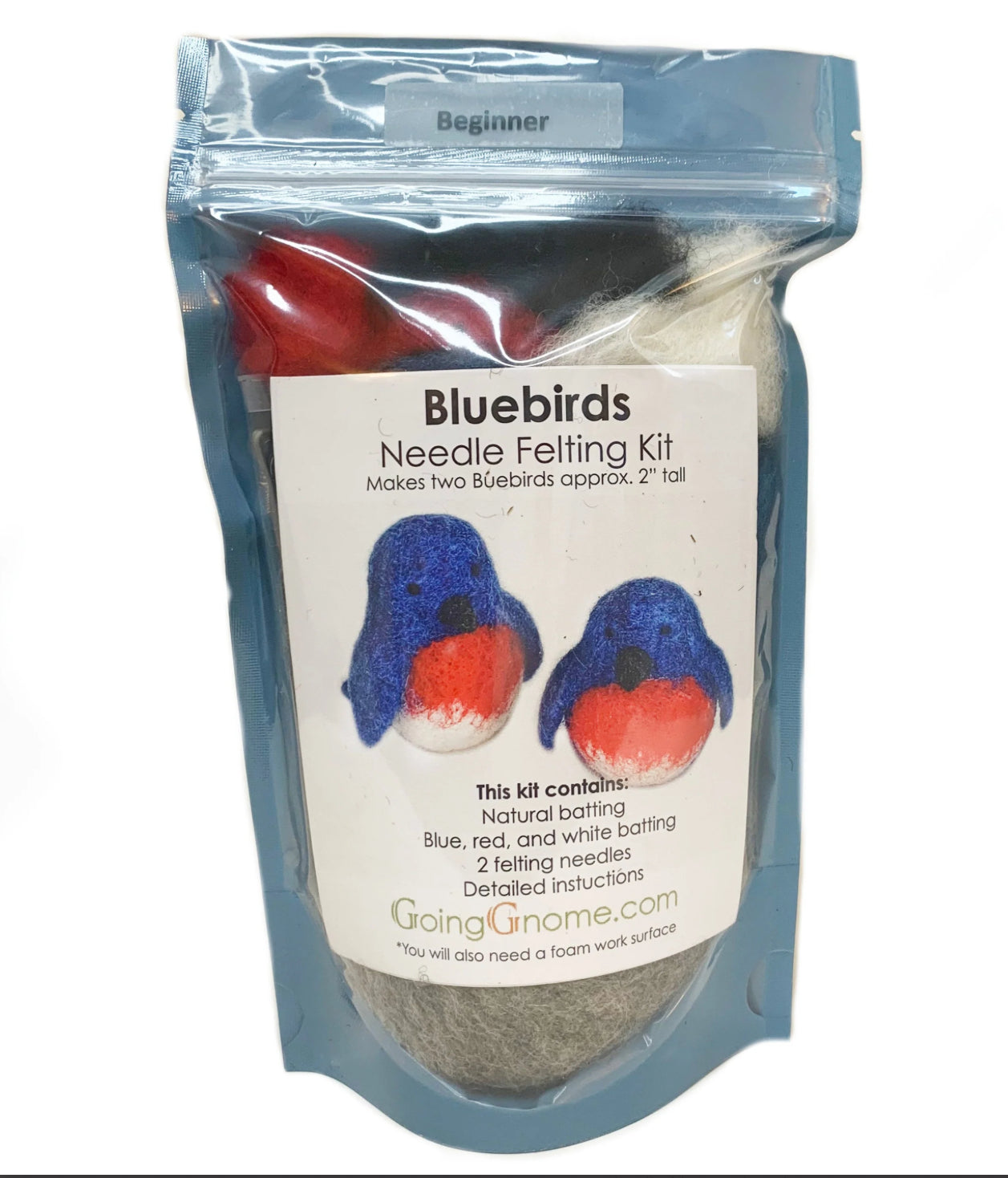 Bluebirds Needle Felting Kit