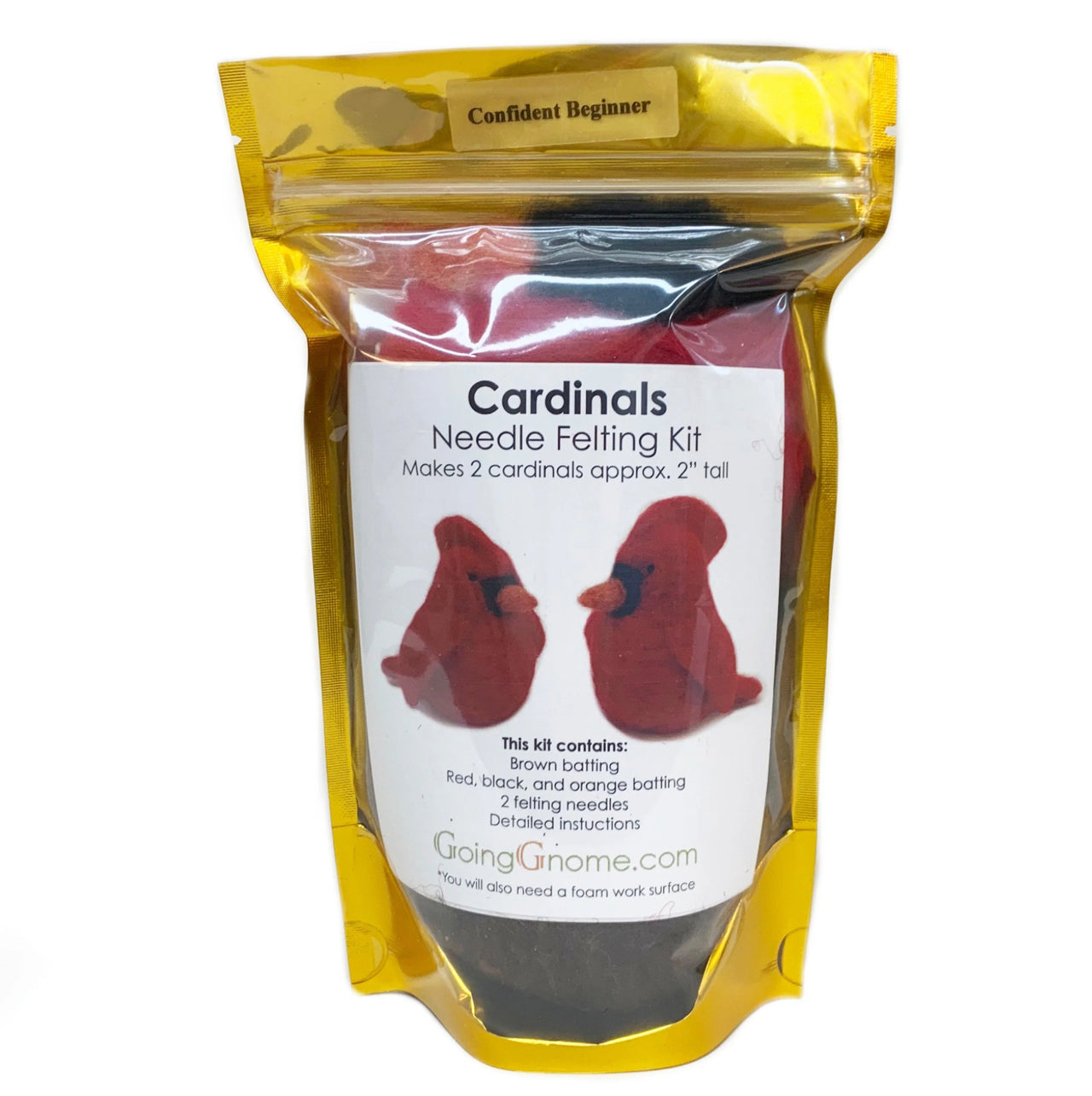 Cardinals Needle Felting Kit