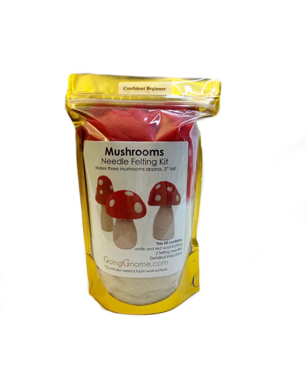 Mushrooms Needle Felting Kit