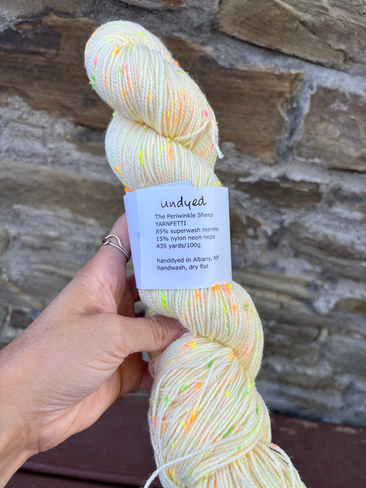 Periwinkle Sheep Yarnfetti Fingering