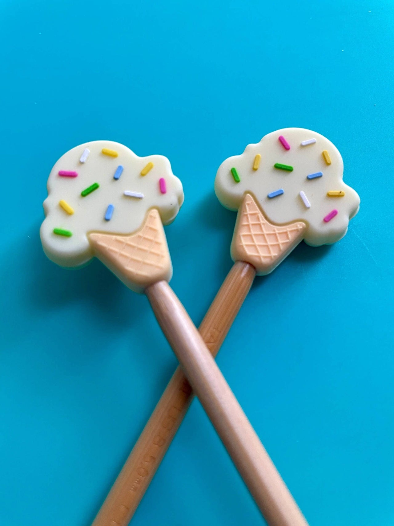Ice Cream Knitting Needle Point Protectors
