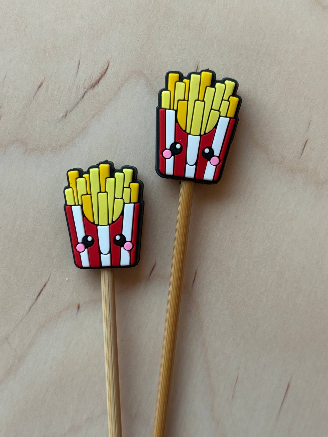 French Fry Knitting Needle Point Protectors