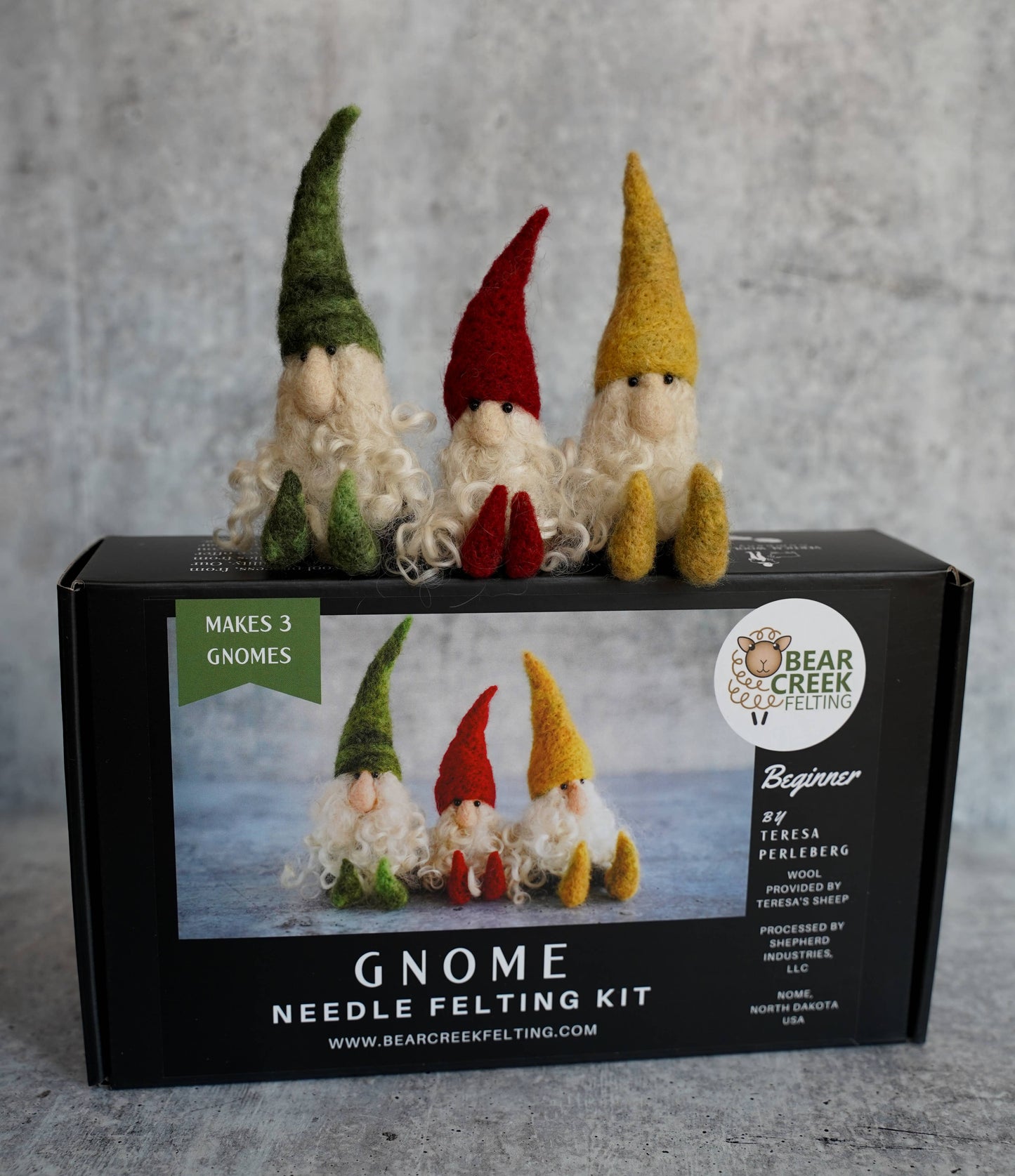 Gnome Needle Felting Kit