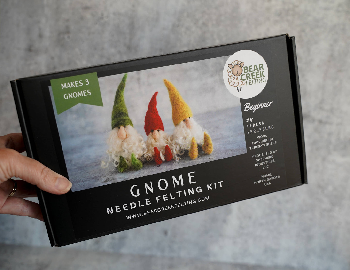 Gnome Needle Felting Kit