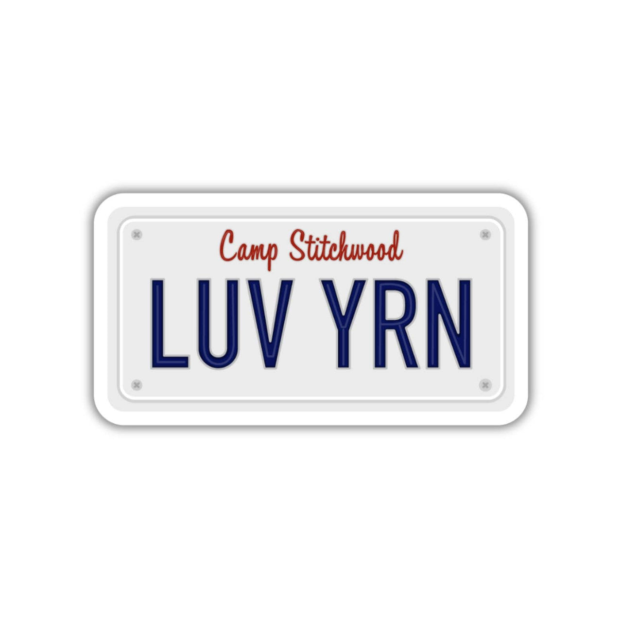 License Plate Sticker