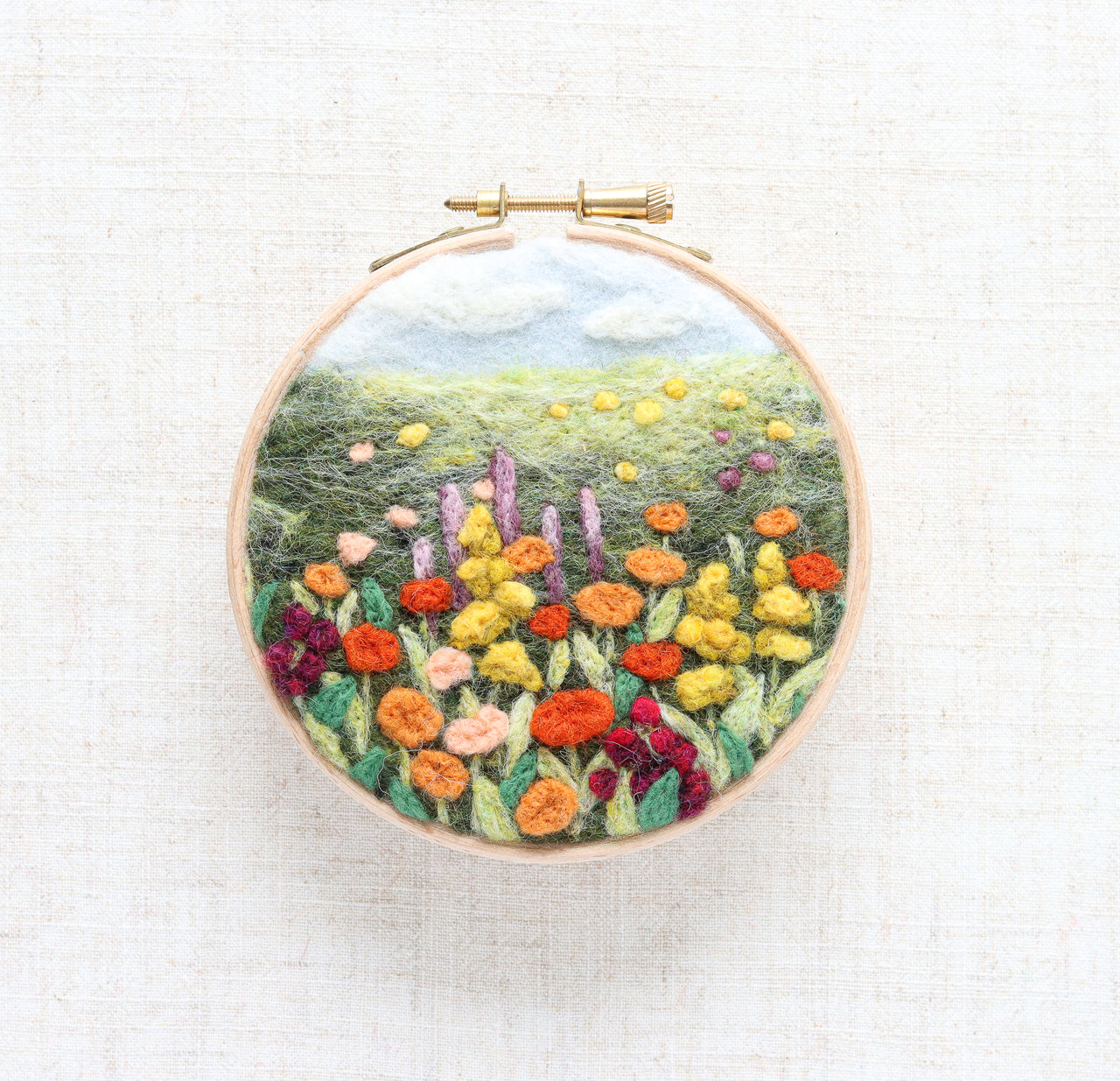 AM Needle Felted Flower Meadow with Erin Gardner of Grey Fox Felting